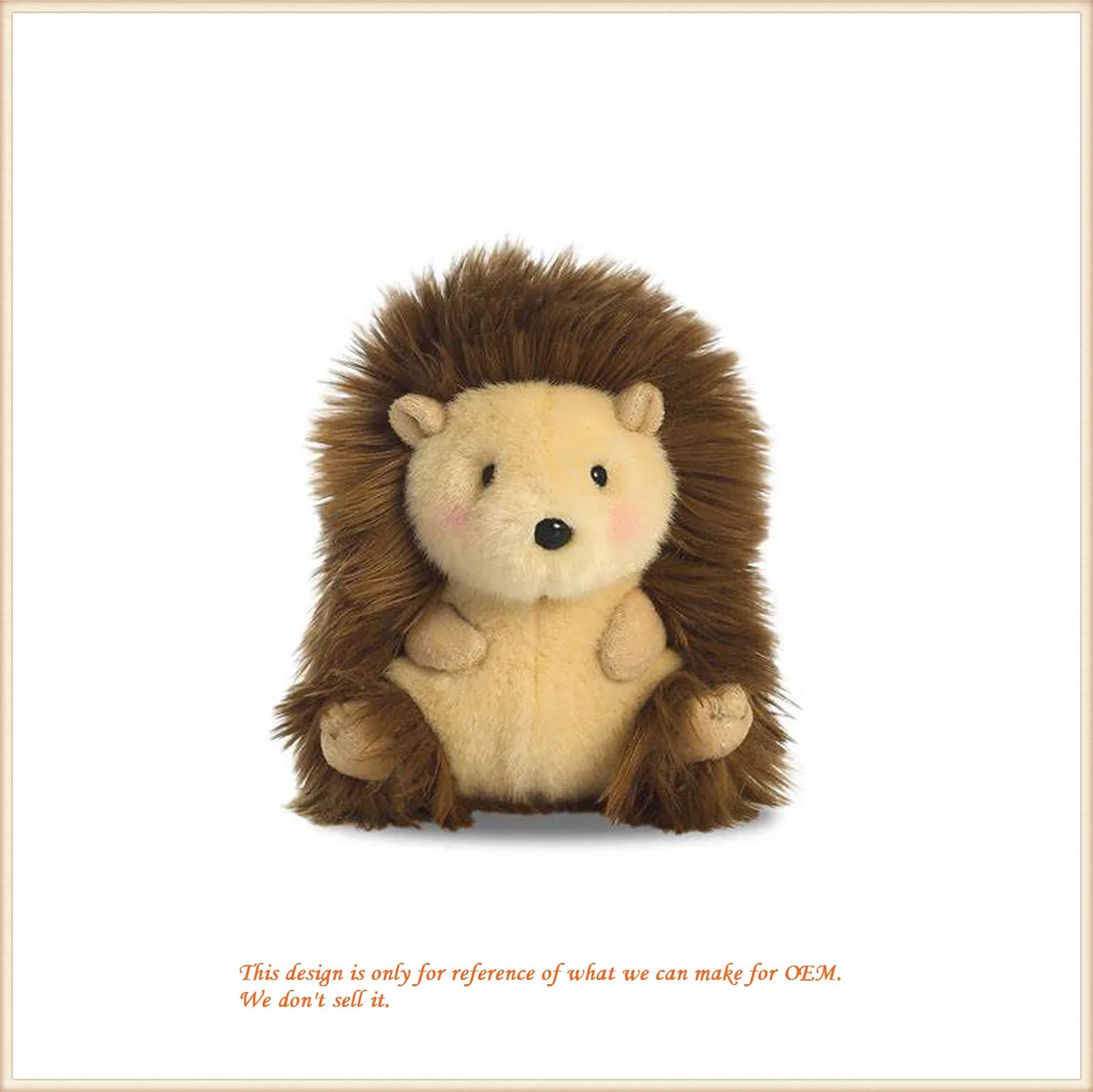 Adorables jouets en peluche hérisson pour enfants